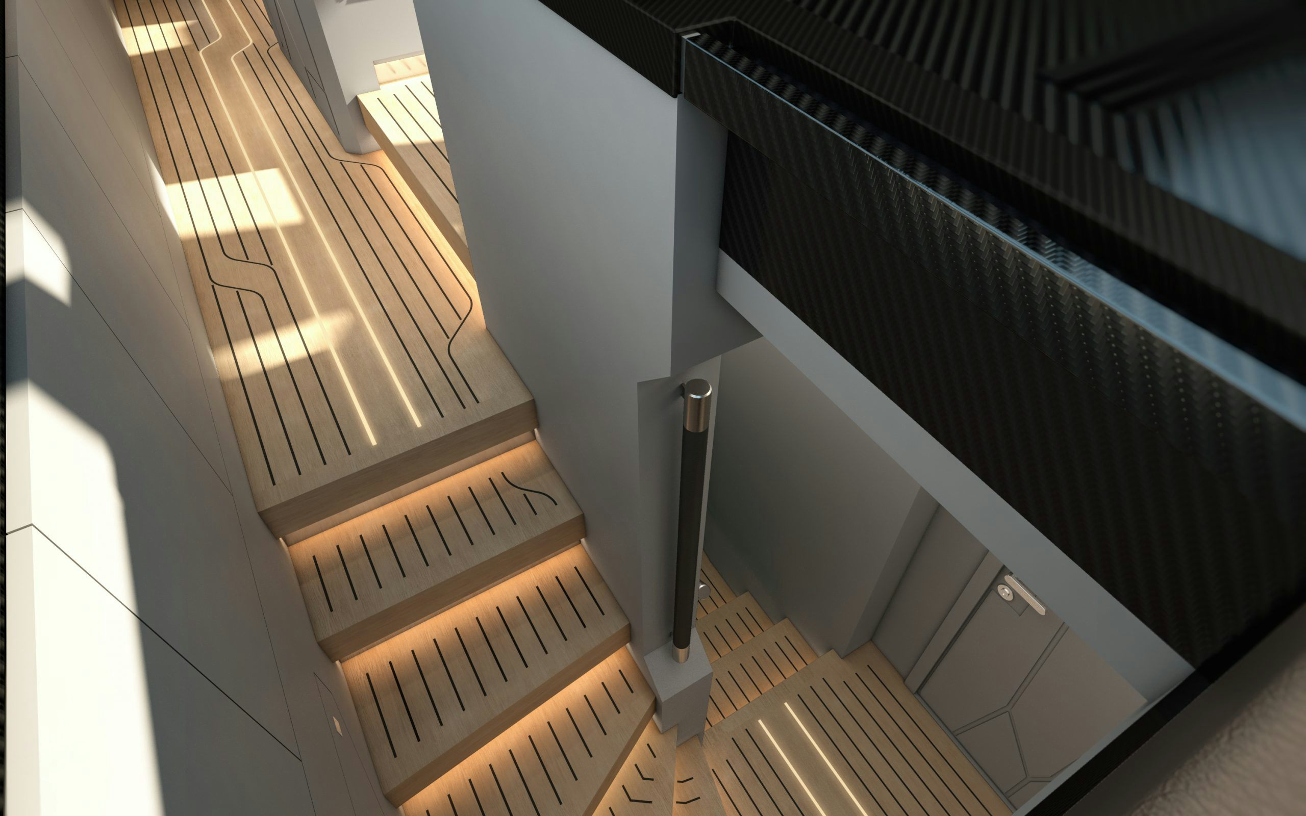 vq80-sportfish-interior-stairs